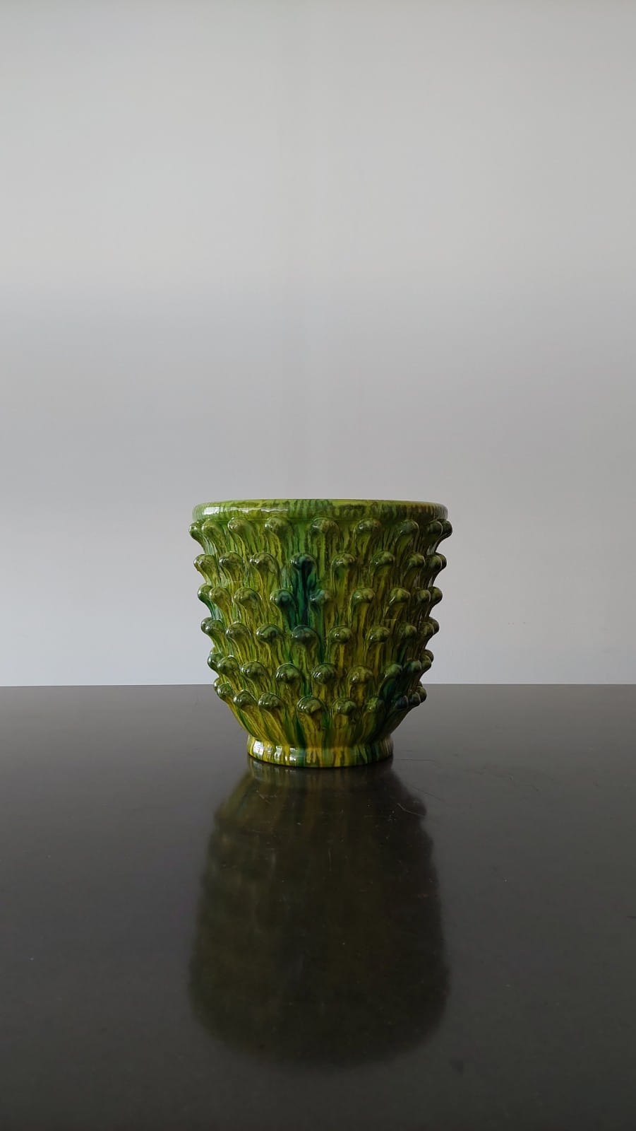 Strobilus Vase - AGATA TREASURES Acid Green / Cm 30
