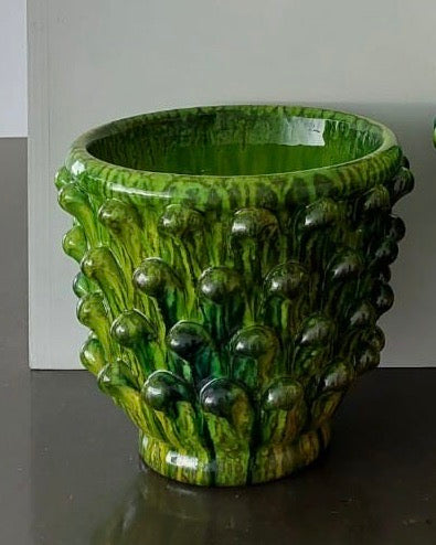 Strobilus Vase - AGATA TREASURES Acid Green / Cm 25