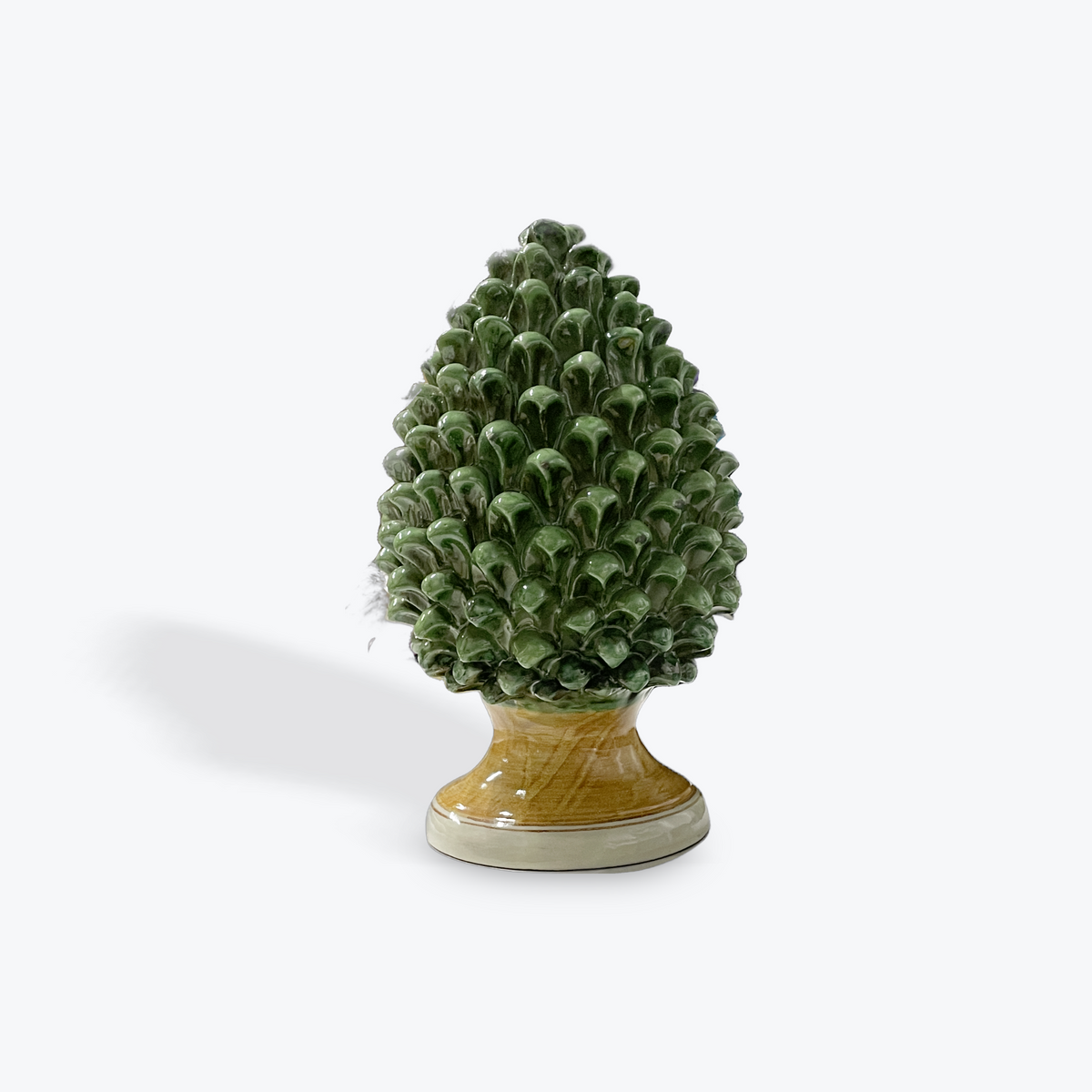 Classic Pinecone - AGATA TREASURES Cm 35 / Green with yellow base