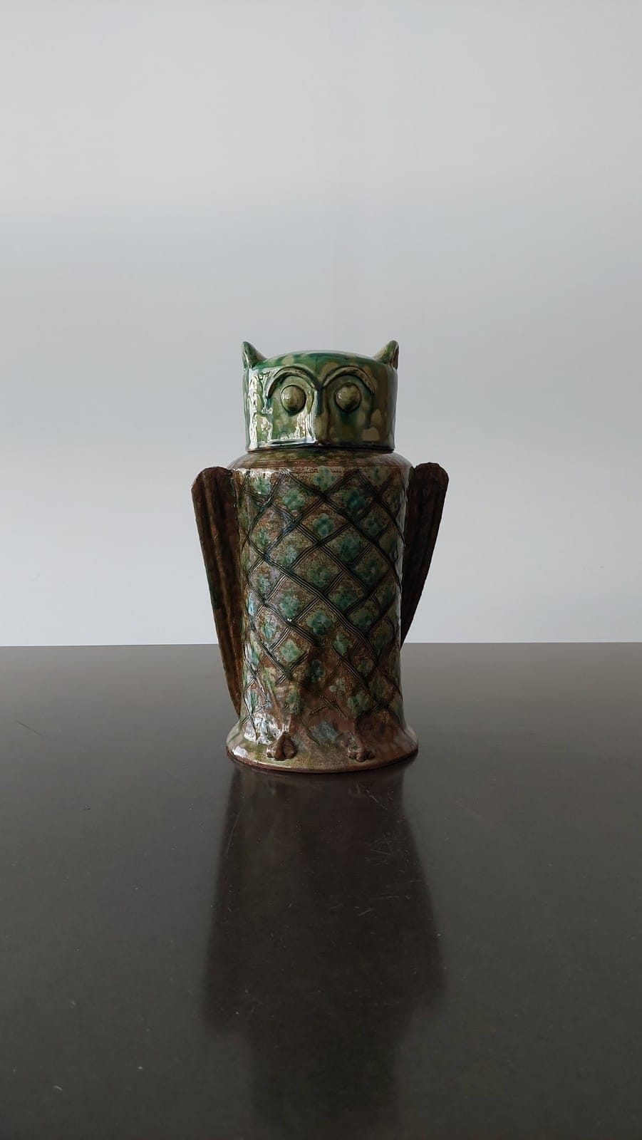 Tradition Owl Bottle - AGATA TREASURES Green
