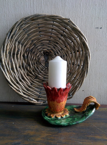 Prickly Pear Single Candle Holder - AGATA TREASURES