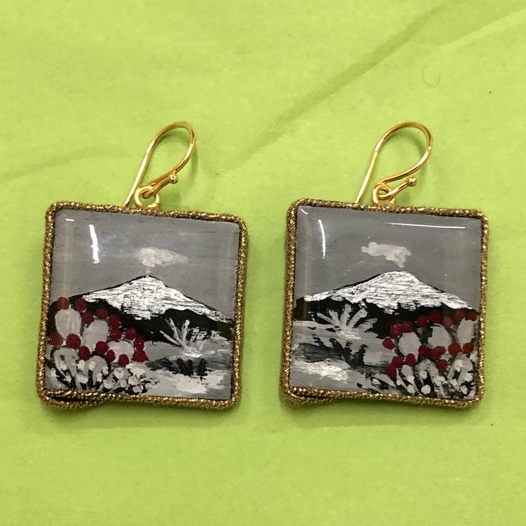 Etna Earrings - AGATA TREASURES