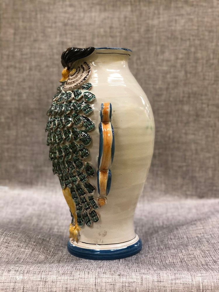 Detailed Owl Vase - AGATA TREASURES